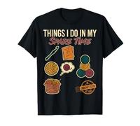 Cosas Que Hago en mi Tiempo Libre Crochet Club Camiseta