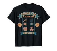 Cosas Que Hago en mi Tiempo Libre Crochet Lover Camiseta