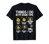 Cosas Que Hago en mi Tiempo Libre: diseño de coleccionista de Monedas Camiseta