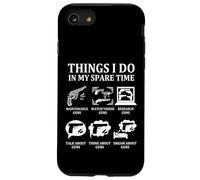 Cosas Que Hago en mi Tiempo Libre Divertido Amante de Las Armas papá Entusiasta Carcasa para iPhone SE (2020) / 7/8
