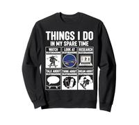 Cosas Que Hago en mi Tiempo Libre Divertido Ver patineta Sudadera