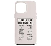 Cosas Que Hago en mi Tiempo Libre, Divertidos Jugadores de ajedrez Chicos Carcasa para iPhone 13 Pro MAX