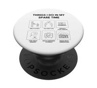Cosas Que Hago en mi Tiempo Libre - Entusiasta de la jardinería PopSockets PopGrip Adhesivo
