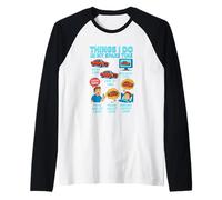 Cosas Que Hago en mi Tiempo Libre Entusiasta de los Coches Me encantan los Coches Camiseta Manga Raglan