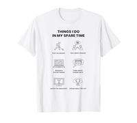 Cosas Que Hago en mi Tiempo Libre: Entusiasta del Hockey sobre Hielo Camiseta