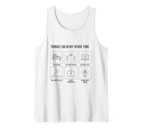 Cosas Que Hago en mi Tiempo Libre - Entusiasta del Snooker Camiseta sin Mangas