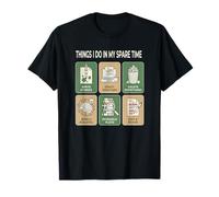 Cosas Que Hago en mi Tiempo Libre Escritura Autor Novelista Hobby Camiseta