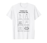 Cosas Que Hago en mi Tiempo Libre - Fanático del béisbol Camiseta