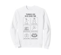 Cosas Que Hago en mi Tiempo Libre - Fanático del béisbol Sudadera