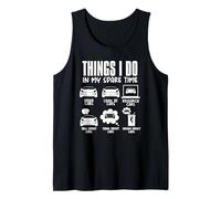 Cosas Que Hago en mi Tiempo Libre Funny Carguy Mechanic Camiseta sin Mangas