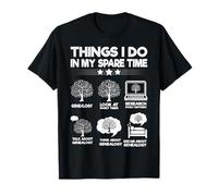 Cosas Que Hago en mi Tiempo Libre Genealogía Divertida Camiseta