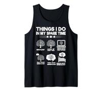 Cosas Que Hago en mi Tiempo Libre Genealogía Divertida Camiseta sin Mangas