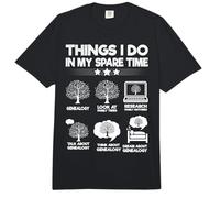 Cosas Que Hago en mi Tiempo Libre Genealogía Divertida Comfort Colors Adult Heavyweight T-Shirt