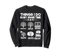 Cosas Que Hago en mi Tiempo Libre Genealogía Divertida Sudadera