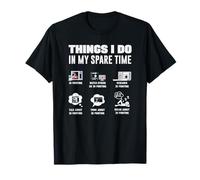 Cosas Que Hago en mi Tiempo Libre Impresión 3D Divertido Camiseta