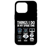 Cosas Que Hago en mi Tiempo Libre - Impresora 3D Geek de impresión 3D Carcasa para iPhone 16 Pro
