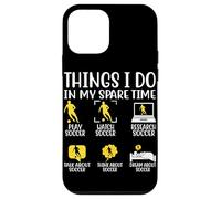 Cosas que hago en mi tiempo libre Jugar Fútbol Ver Fútbol Resear Carcasa para iPhone 12 mini