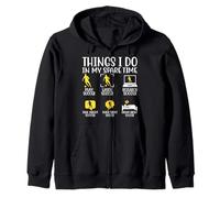 Cosas que hago en mi tiempo libre Jugar Fútbol Ver Fútbol Resear Sudadera con Capucha