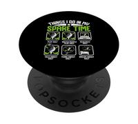 Cosas Que Hago en mi Tiempo Libre Jugar Golf Ver Gente Jugar GOL PopSockets PopGrip Adhesivo