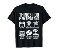 Cosas Que Hago en mi Tiempo Libre mecánico de Autos Camiseta