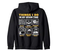 Cosas Que Hago en mi Tiempo Libre Model Building Maker Sudadera con Capucha