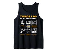 Cosas Que Hago en mi Tiempo Libre Nurse Medical RN Camiseta sin Mangas