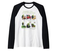 Cosas Que Hago en mi Tiempo Libre Papá Humor asando a Funny Frog Camiseta Manga Raglan