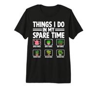 Cosas Que Hago en mi Tiempo Libre Plantas de Agua Trasplantar Plantas Comprar P Camiseta Premium