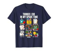 Cosas Que Hago en mi Tiempo Libre Profesor Vida Aula Humor Camiseta