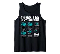 Cosas Que Hago en mi Tiempo Libre Realidad Virtual VR Gaming Camiseta sin Mangas