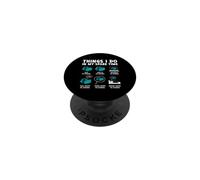 Cosas Que Hago en mi Tiempo Libre Realidad Virtual VR Gaming PopSockets PopGrip Adhesivo
