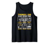 Cosas Que Hago en mi Tiempo Libre Snorkeling Swimmer Ocean Camiseta sin Mangas