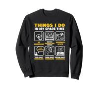 Cosas Que Hago en mi Tiempo Libre Snorkeling Swimmer Ocean Sudadera