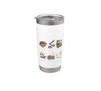 Cosas que hago en mi tiempo libre Tegu Vaso térmico de acero inoxidable de doble pared