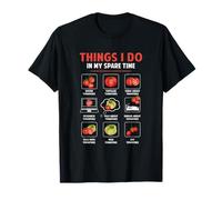 Cosas que hago en mi tiempo libre Tomates Jardinería Amante de las plantas Camiseta