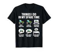 Cosas Que Hago en mi Tiempo Libre Tractor Farm Funny Farmer Camiseta