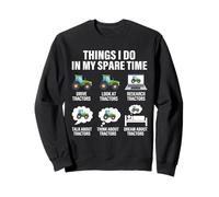 Cosas Que Hago en mi Tiempo Libre Tractor Farm Funny Farmer Sudadera