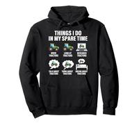 Cosas Que Hago en mi Tiempo Libre Tractor Farm Funny Farmer Sudadera con Capucha