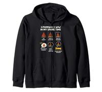 Cosas que hago en mi tiempo libre Velero Amante Vela de verano Sudadera con Capucha