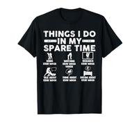 cosas que hago en tiempo libre haciendo krav maga krav maga pateando Camiseta