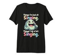 Cosas Que Hago Mucho, Canto, Mal Cantante Camiseta Premium