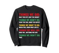 Cosas que hicimos construimos esta ciudad Shot The Sheriff Start Vintage Sudadera