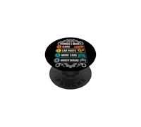 Cosas Que Quiero Coches Piezas de Coche Divertido Chico mecánico Hombres niños PopSockets PopGrip Adhesivo