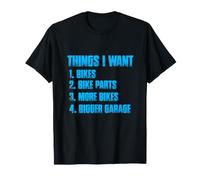 Cosas Que Quiero Divertido MTB Bicicleta Ciclismo Bicicleta de montaña Camiseta