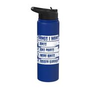 Cosas que quiero divertido mtb bicicleta ciclismo bicicleta de montaña Stainless Steel Insulated Water Bottle