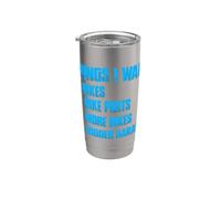 Cosas que quiero divertido mtb bicicleta ciclismo bicicleta de montaña Vaso térmico de acero inoxidable de doble pared