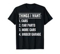 Cosas Que Quiero - Motor mecánico de automóviles para entusiastas de Las Piezas de automóvil Camiseta