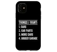 Cosas Que Quiero - Motor mecánico de automóviles para entusiastas de Las Piezas de automóvil Carcasa para iPhone 11