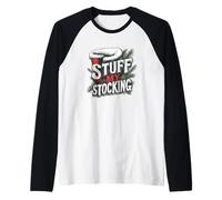 Cosas traviesas mi Emblema de discurso de Medias Camiseta Manga Raglan