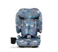 Cosatto Asiento de coche plegable para llevar, de 15 meses a 12 años, 76-150 cm, asiento de viaje portátil ISOFIX, ultracompacto y ligero, protección contra impactos laterales y bolsa de viaje (cielo